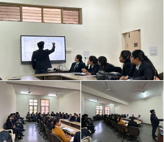 Classroom interactive workshop at Uttaranchal University